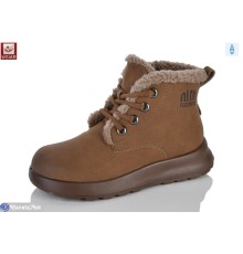 Черевики жіночі на зиму (8 пар р.36-41) коричневий  "WSMR"