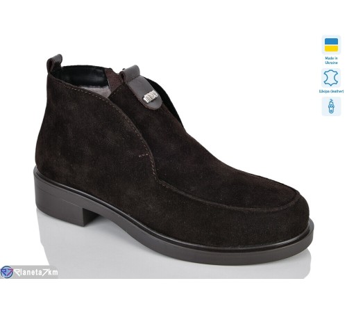 Черевики жіночі на зиму (6 пар р.37-41) коричневий  "LIKA"