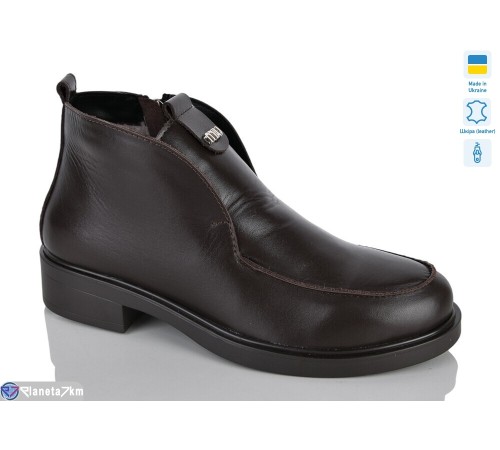 Черевики жіночі на зиму (6 пар р.37-41) коричневий  "LIKA"