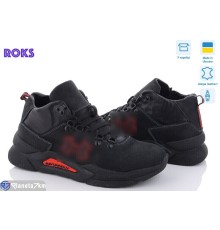 Черевики чоловічі на зиму (6 пар р.40-45) чорний  "Roks"