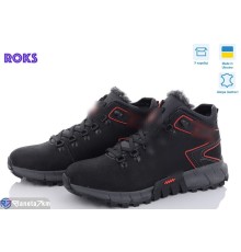 Черевики чоловічі на зиму (6 пар р.40-45) чорний  "Roks"