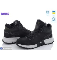 Черевики чоловічі на зиму (6 пар р.40-45) чорний  "Roks"