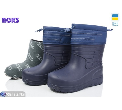 Жіночі чоботи з піни на весну/осінь (8 пар р.37-41) синій  "Roks"