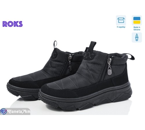 Черевики жіночі на зиму (6 пар р.37-41) чорний  "Roks"