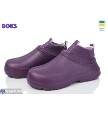 Калоші жіночі на весну/осінь (8 пар р.37-41) фіолетовий  "Roks"