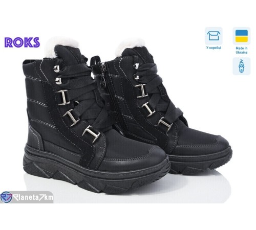 Черевики жіночі на весну/осінь (6 пар р.37-41) чорний  "Roks"
