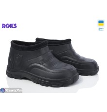 Калоші чоловічі на зиму (8 пар р.41-44) чорний  "Roks"