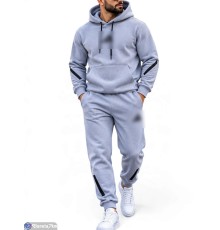 Спортивний костюм чоловічий на зиму (5 шт. р.сетка S-2XL) сірий  "Peton"