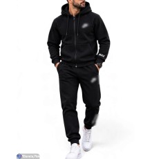 Спортивний костюм чоловічий на зиму (5 шт. р.сетка S-2XL) чорний  "Peton"