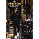 Спортивний костюм чоловічий на зиму (5 шт. р.сетка S-2XL) чорний  "Peton"