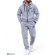 Спортивний костюм чоловічий на зиму (5 шт. р.сетка S-2XL) сірий  "Peton"