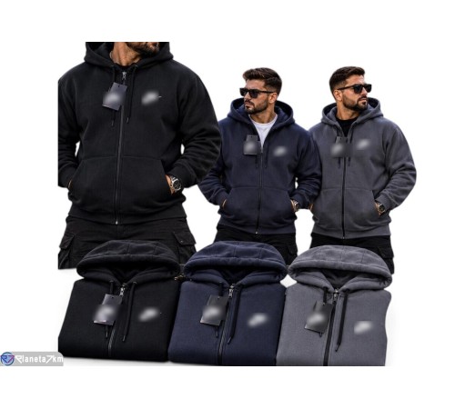 Батник чоловічий на зиму (5 шт. р.сетка 3XL-7XL) мікс  "Peton"