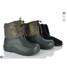 Чоловічі чоботи з піни на зиму (8 пар р.41-45) хакі  "LEO"