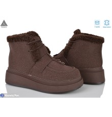 Черевики жіночі на зиму (8 пар р.36-41) коричневий  "STILLI Group"