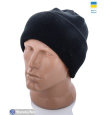 Шапка чоловіча на зиму (5 шт. р.сетка One size) чорний  "VIOLA"
