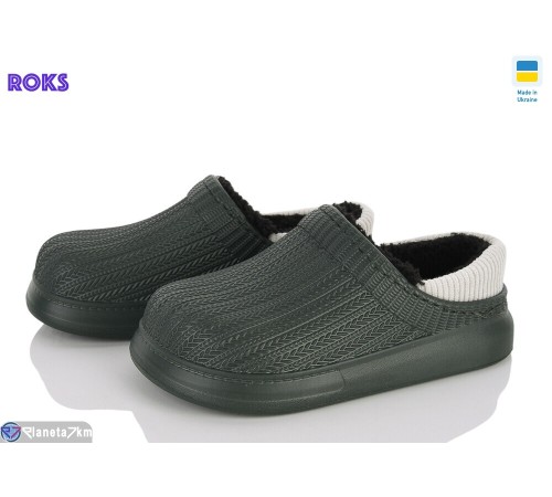 Калоші дитячі на зиму (8 пар р.25-36) хакі  "Roks"