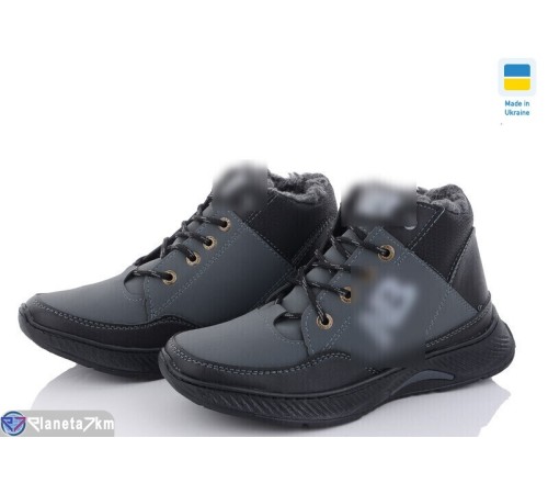 Черевики чоловічі на зиму (8 пар р.40-45) сірий  "OLLA"