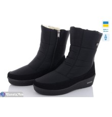 Дутики жіночі на зиму (6 пар р.37-41) чорний  "OLLA"