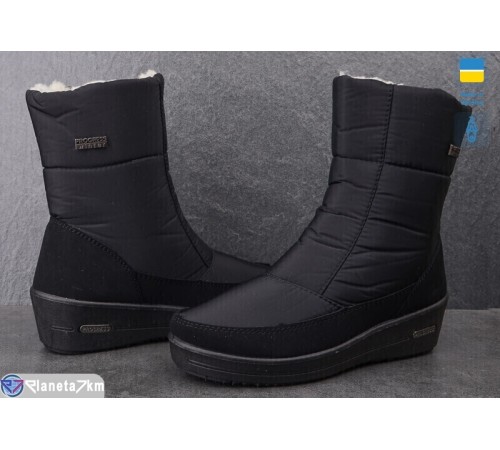 Дутики жіночі на зиму (6 пар р.37-41) чорний  "OLLA"