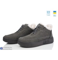 Черевики жіночі на зиму (6 пар р.37-41) сірий  "OLLA"