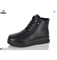 Черевики жіночі на зиму (8 пар р.37-42) чорний  "SUBA"