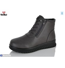 Черевики жіночі на зиму (8 пар р.37-42) сірий  "SUBA"