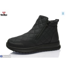 Черевики жіночі на зиму (8 пар р.37-42) чорний  "SUBA"