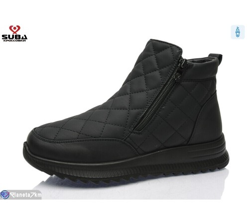 Черевики жіночі на зиму (8 пар р.37-42) чорний  "SUBA"