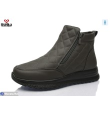 Черевики жіночі на зиму (8 пар р.37-42) сірий  "SUBA"