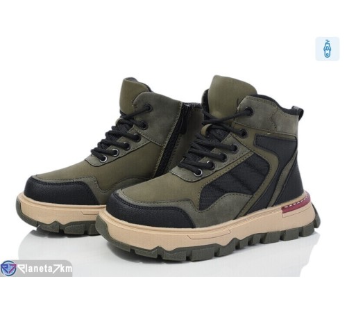 Черевики дитячі на зиму (8 пар р.32-37) зелений  "Normashoes"