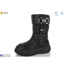 Дитячі чоботи на зиму (8 пар р.33-38) чорний  "BELIES"
