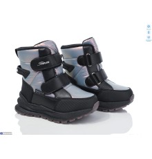 Дутики дитячі на зиму (8 пар р.28-33) срібний  "Normashoes"