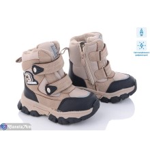 Черевики дитячі на зиму (8 пар р.23-28) бежевий  "Normashoes"