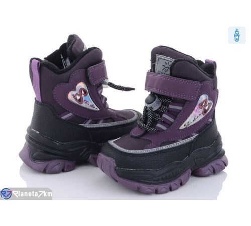Черевики дитячі на зиму (8 пар р.23-28) фіолетовий  "Normashoes"