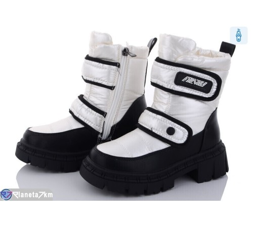 Дутики дитячі на зиму (8 пар р.32-37) білий  "Normashoes"