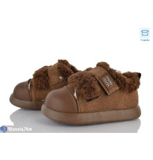 Дитячі туфлі на зиму (8 пар р.26-30) коричневий  "Normashoes"