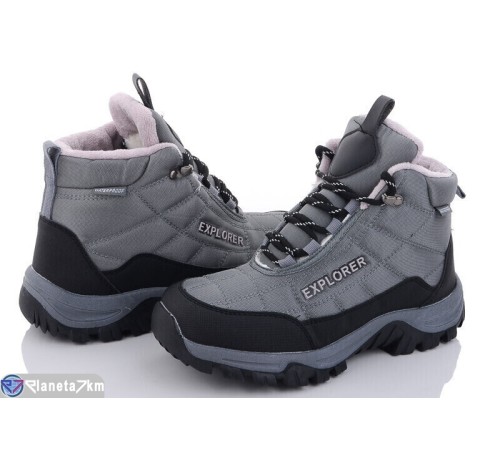 Черевики жіночі на зиму (8 пар р.37-41) сірий  "Normashoes"