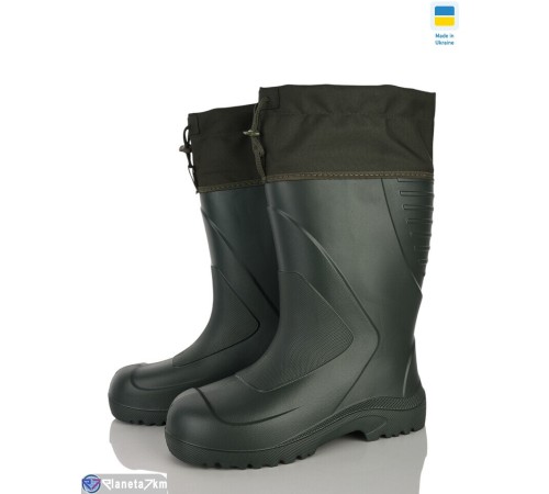 Чоловічі чоботи з піни на зиму (6 пар р.41-46) зелений  "Ladmir"