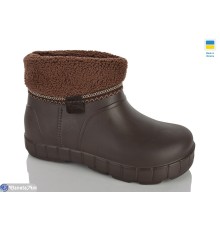 Чоботи з піни на весну/осінь (6 пар р.37-41) коричневий  "INPIRE"