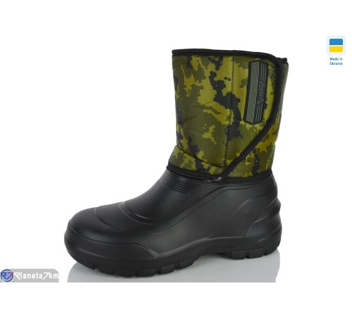 Чоловічі чоботи з піни на зиму (6 пар р.42-45) чорний  "INPIRE"