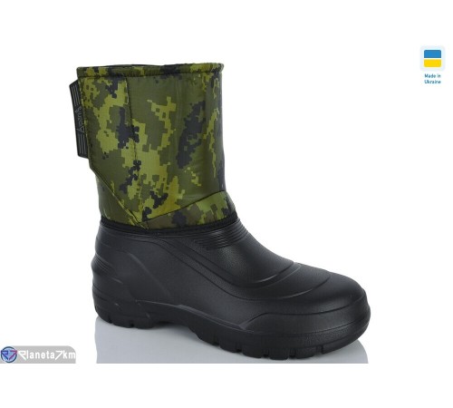 Чоловічі чоботи з піни на зиму (6 пар р.42-45) чорний  "INPIRE"
