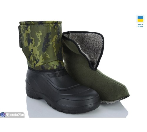 Чоловічі чоботи з піни на зиму (6 пар р.42-45) чорний  "INPIRE"