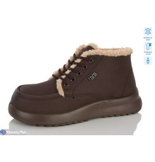 Черевики жіночі на зиму (8 пар р.37-41) коричневий  "Terona"