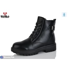 Черевики жіночі на зиму (8 пар р.37-41) чорний  "SUBA"