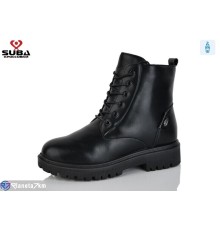 Черевики жіночі на зиму (8 пар р.37-41) чорний  "SUBA"