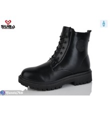 Черевики жіночі на зиму (8 пар р.37-41) чорний  "SUBA"