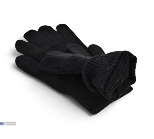 Чоловічі рукавички на зиму (12 шт. р.сетка One size) чорний  "KaPira"