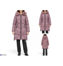 Куртка жіноча на зиму (5 шт. р.сетка M-3XL) рожевий  "Masari"