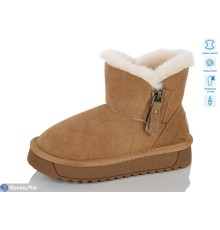 Дитячі Уггі на зиму (8 пар р.32-37) camel  "Lilin"