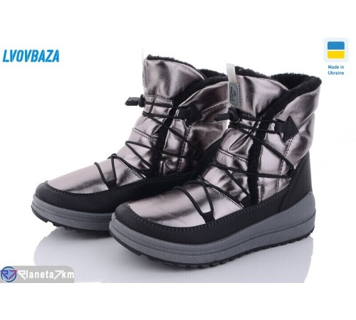 Черевики жіночі на зиму (8 пар р.37-42) бронзовий  "LEOBAZA"